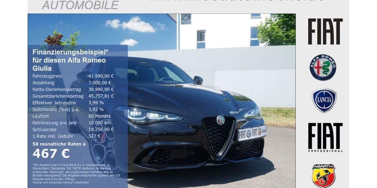 Alfa Romeo Giulia 15.545 km 41.990 &euro; Dreieich 63303