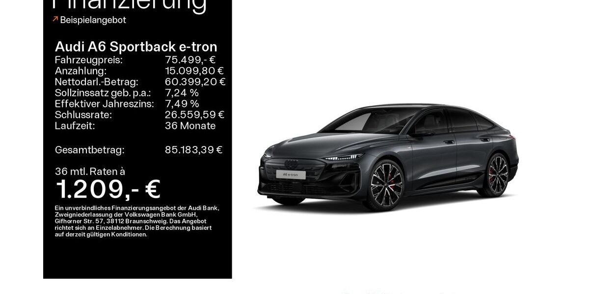 Audi A6 e-tron 13.800 km 75.499 &euro; Mühlheim 63165