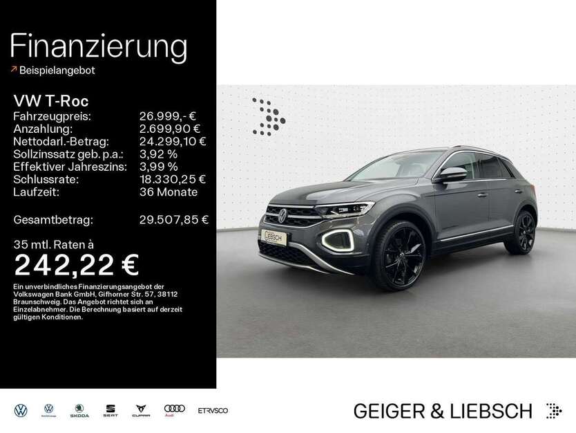 VW T-Roc 32.300 km 26.999 € Linsengericht 63589