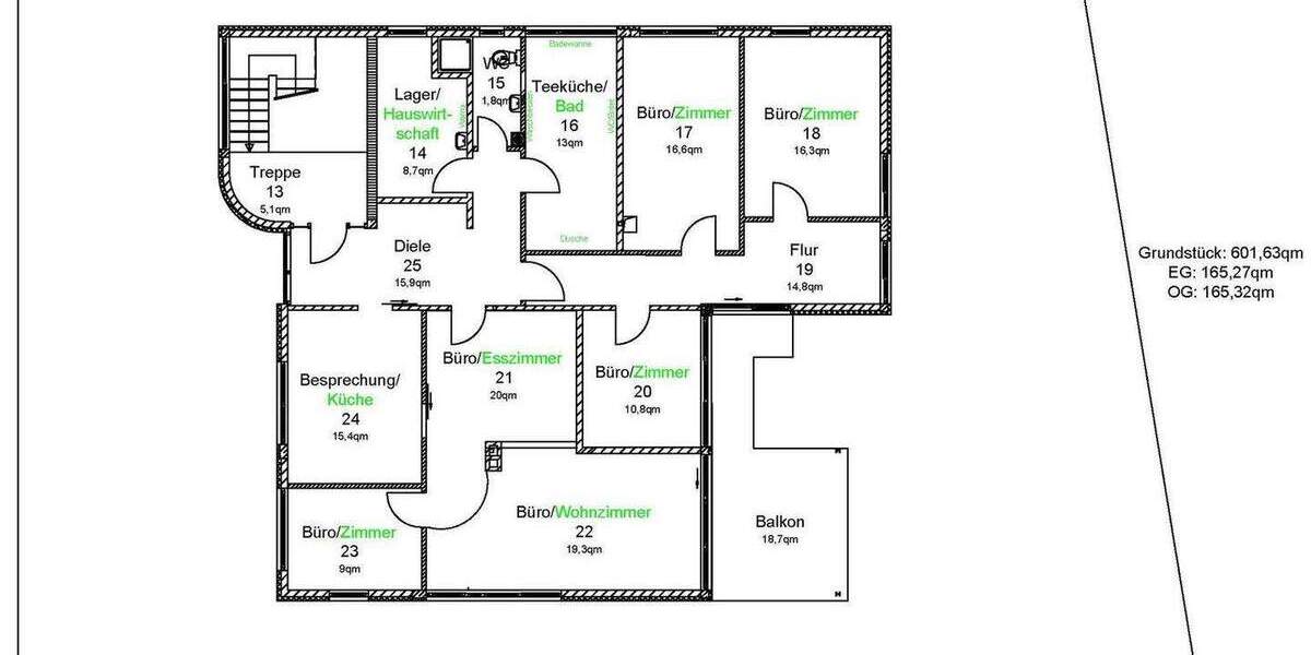 BüroPraxisräume: ruhige Lagehochwertiges Gebäudeviele Stellplätze mit Option WohnenArbeiten zimmer