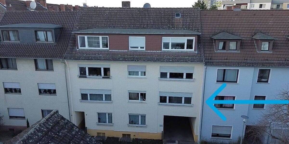 Etagenwohnung Hanau Lamboy - 3 Zimmer, 77 m&sup2;, 239.000&euro; | Angebot:26029093