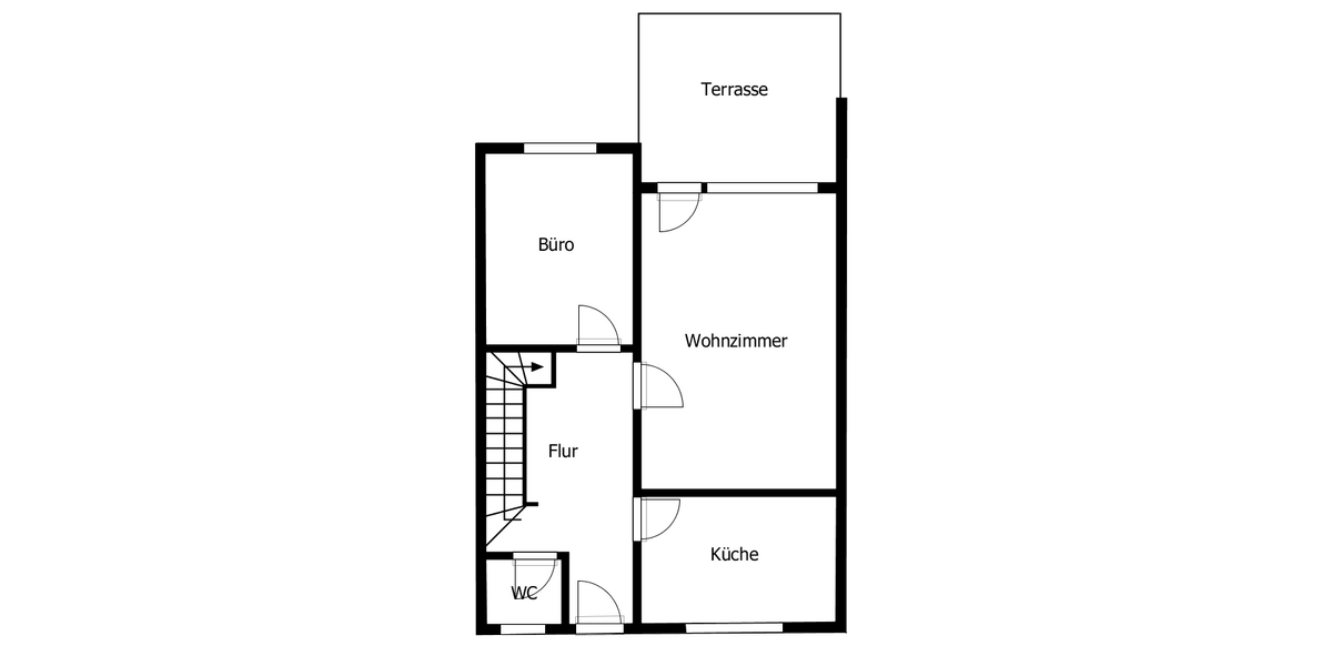 Steinbach: Attraktives Reihenmittelhaus mit tollem Schnitt sucht renovierungsfreudige Familie! - Reihenhaus Steinbach | Angebot:27195276