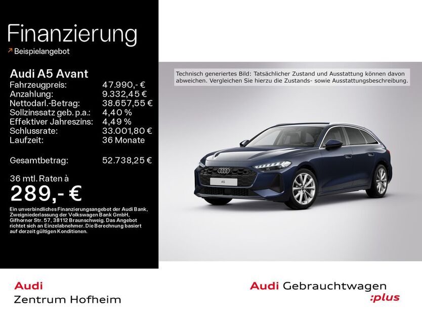 Audi A5 28.138 km 47.990 € Hofheim 65719