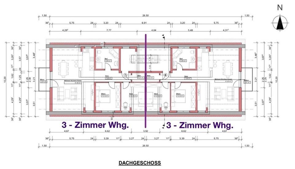 3-Zimmer-Wohnung mit Balkon - Neubau, Erstbezug 3 zimmer