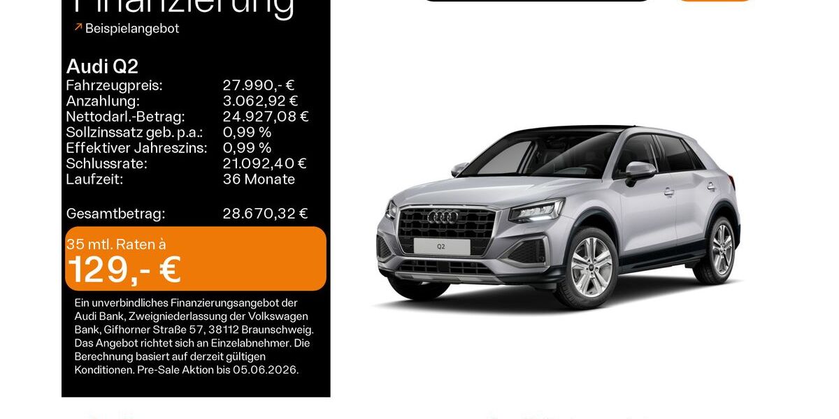 Audi Q2 10.421 km 27.480 &euro; Oberursel 61440