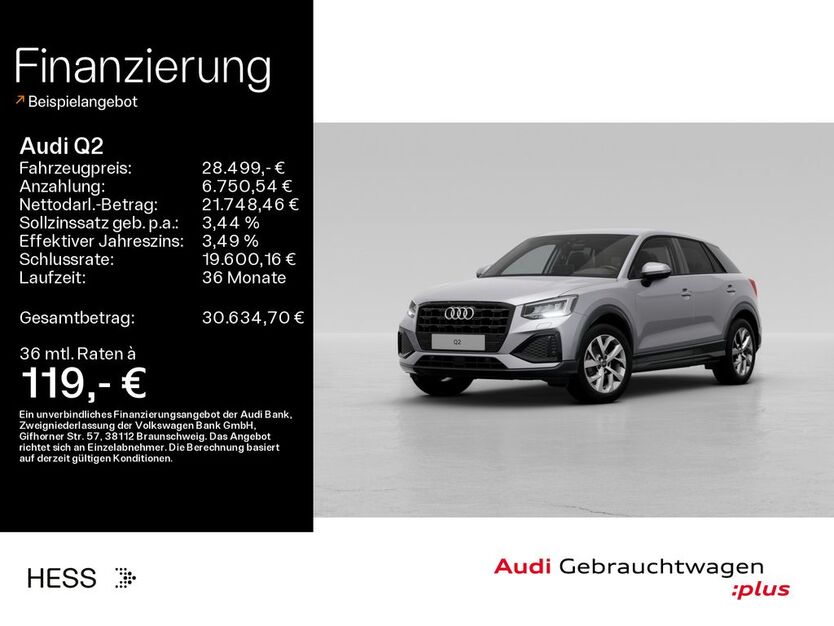 Audi Q2 26.000 km 28.499 € Büdingen-Düdelsheim 63654