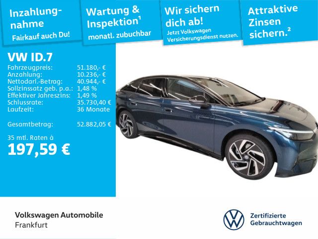 VW ID.7 31.337 km 51.180 € Frankfurt 60326