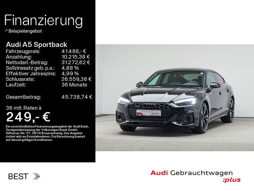 Audi A5 27.800 km 41.488 € Mühlheim 63165