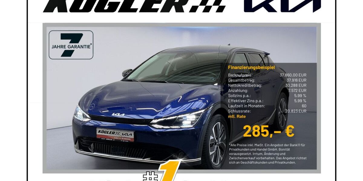 Kia EV6 15.990 km 37.860 &euro; Rosbach | Frankfurt Nord 61191